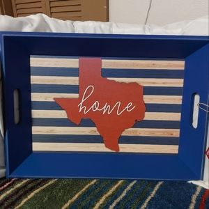 Texas Wooden Serving Tray (PM 8)